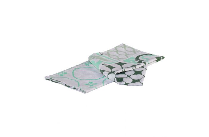 Cotton dish towell TILES