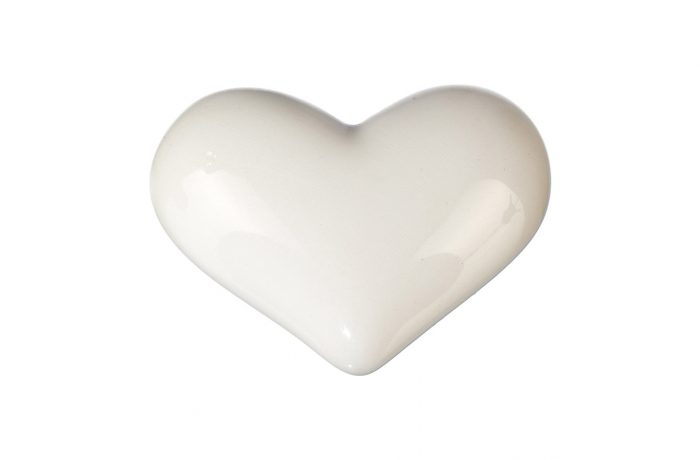 Keramik Herz Tischstreu