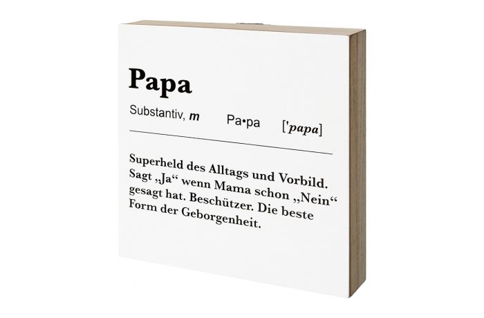Deko Tafel/Hänger “PAPA”
