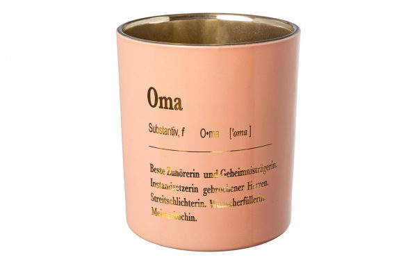 Glass Tealight “OMA”