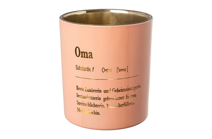 Glass Tealight “OMA”