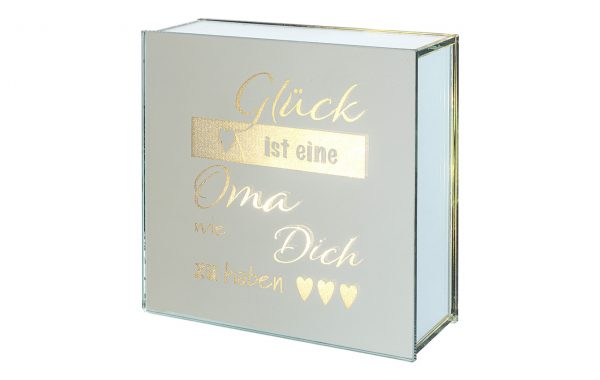 Glass Deco with LED “OMA”