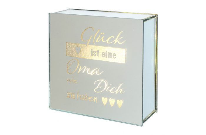 Glass Deco with LED “OMA”