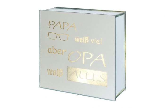 Glass Deco with LED “OPA”