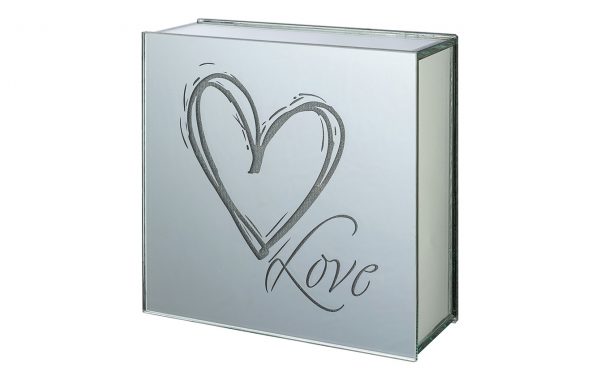 Glass Deco with LED “LOVE”