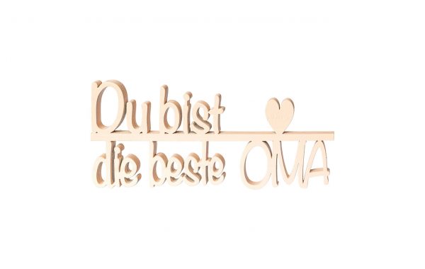 Holz Schriftzug “OMA”