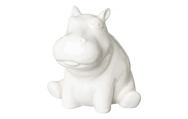 Ceramic Hippo sitting “NILS”